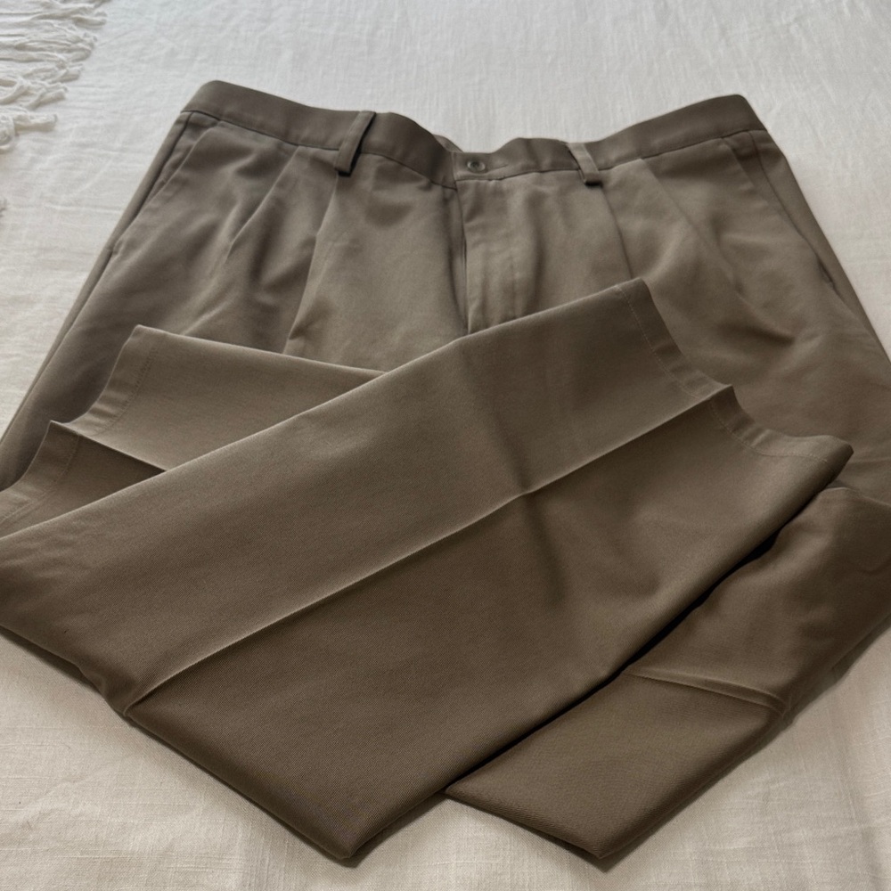 Dockers Khaki Trousers with Navy Trim